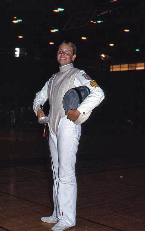 Girl Fencing Champion, Cindy Hite